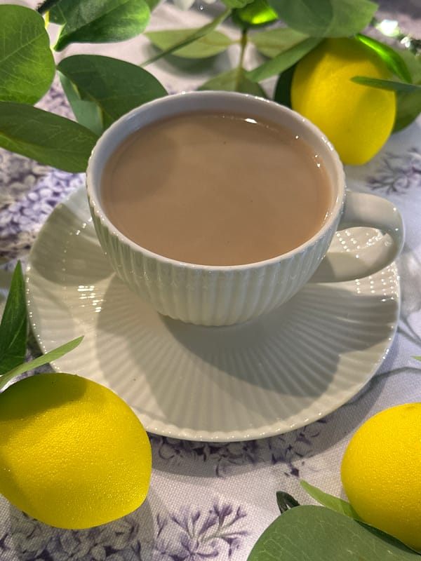 Teacup moment captured in Wisła, Poland