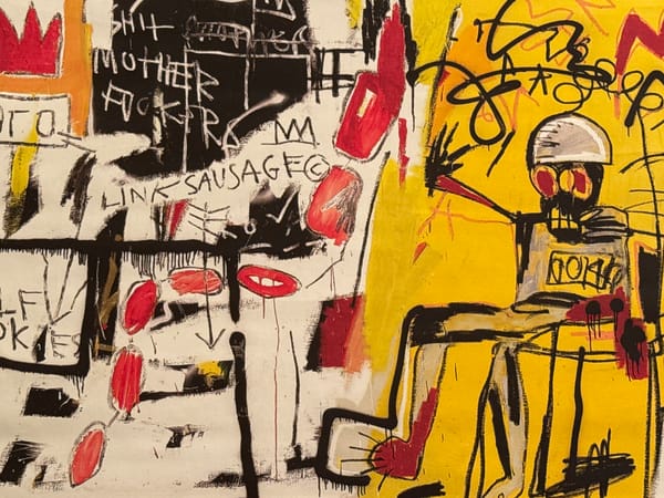 Moscow art viewing includes Basquiat-style paintings, vintage theatre poster