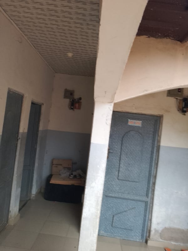 Morning cleaning routine documented in Jauro Yinu building