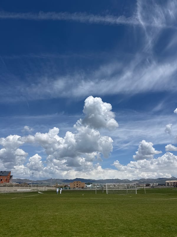 Soccer practice session documented in Gyumri, Armenia