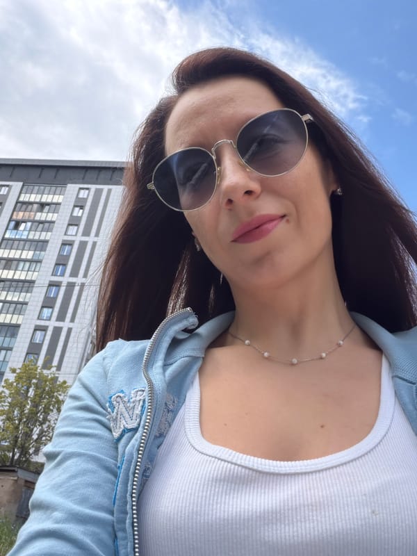 Selfie session outside apartment blocks in Tujmazy, Russia