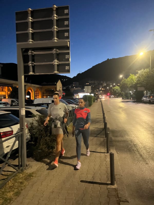 Evening out in the city: streets, food, and nightlife