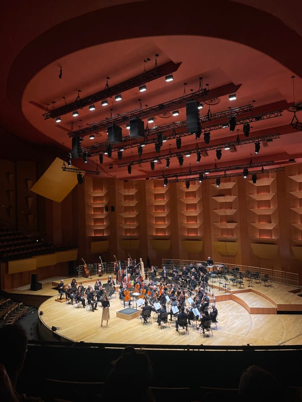 Orchestra performs at Lyon's Auditorium Maurice Ravel to sparse crowd