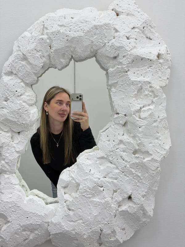 Woman documents selfies and McDonald's meal in Moscow