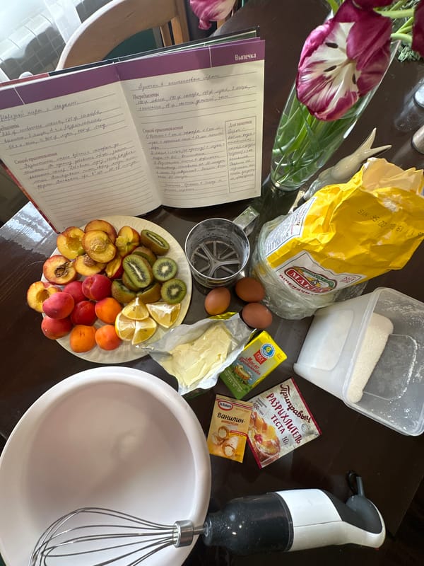 Early morning baking preparation documented in rural Chaikovsky, Russia