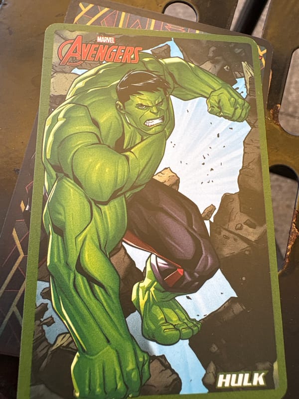 Nha Trang street scenes mixed with Marvel trading card collection