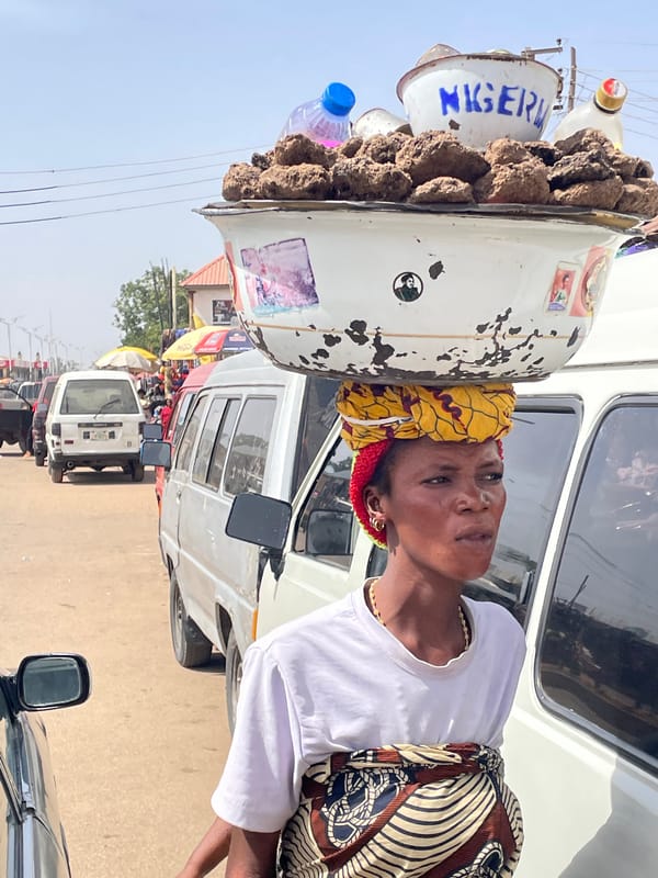 Daily street commerce observed in Bukuru, Nigeria