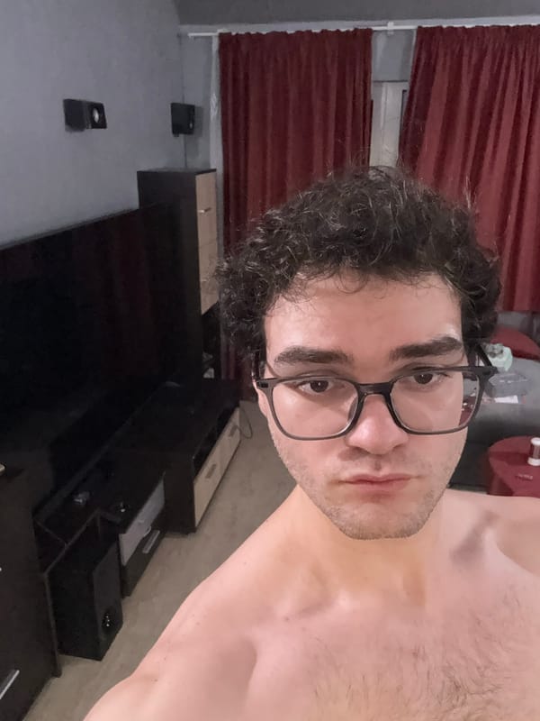 Person takes casual selfies at home in Blagoevgrad