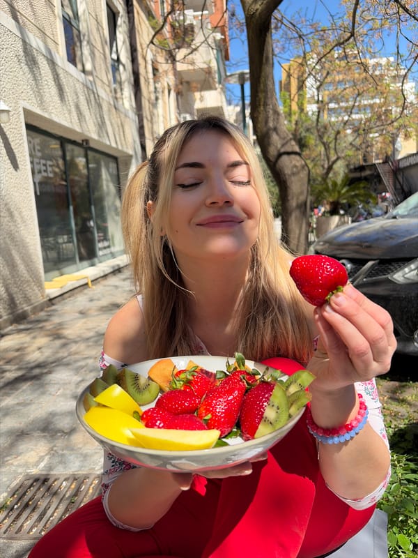 Morning coffee service captured at Budva café
