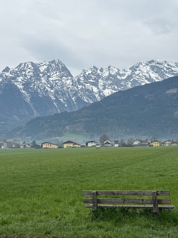 Morning rural landscape documented in Georgenberg, Austria