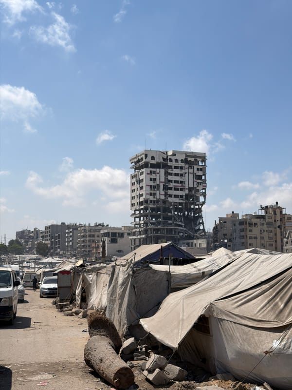 Gaza urban scenes show damaged buildings, dense development