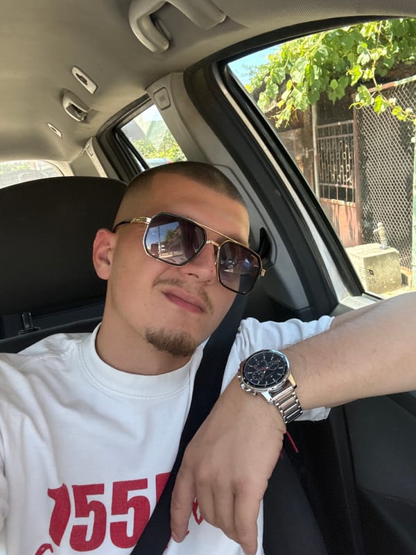 Car ride selfies and snacks in Blagoevgrad