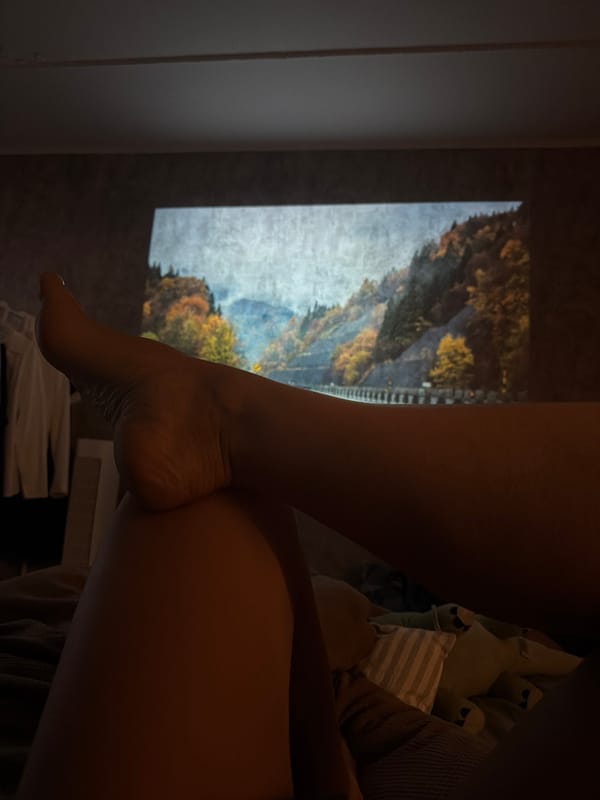 Moscow resident captured resting at home during evening hours