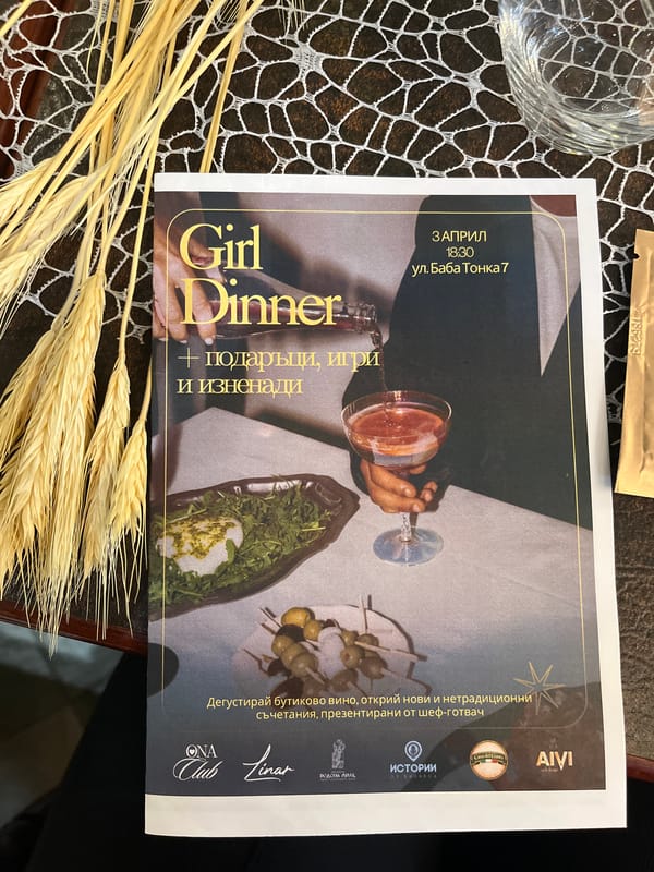 Wine Tasting 'Girl Dinner' Event Held in Varna, Bulgaria