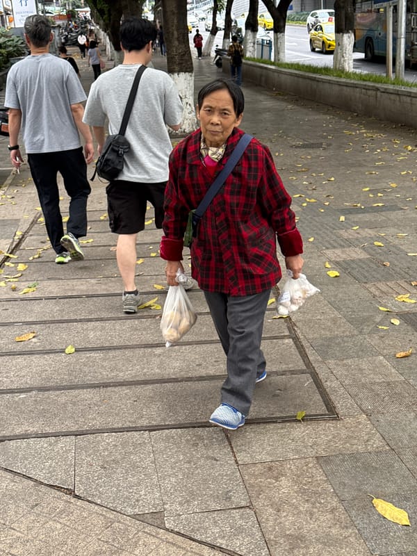 Morning pedestrian activity documented across Chongqing urban districts