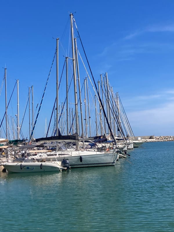 Marina hopping along Spain's coast near Sitges