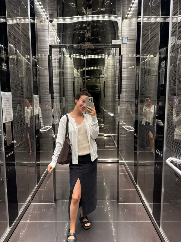Woman documents personal day around Tel Aviv with selfies, spa treatment