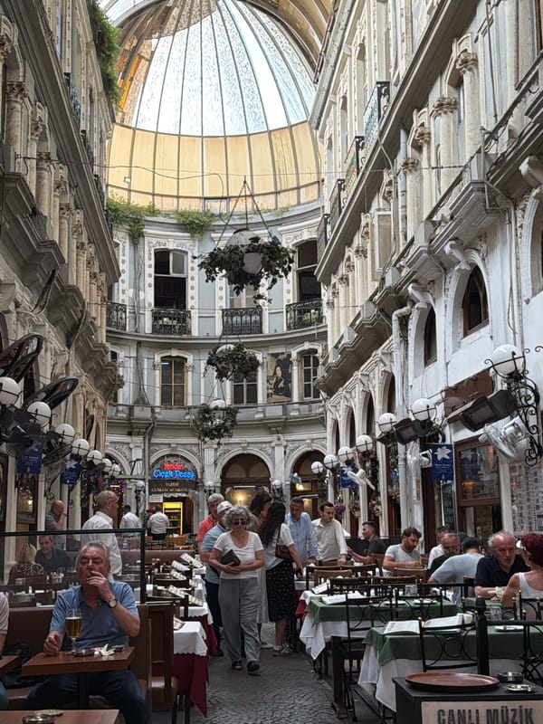 Afternoon stroll through Beyoğlu's streets, markets, and architecture