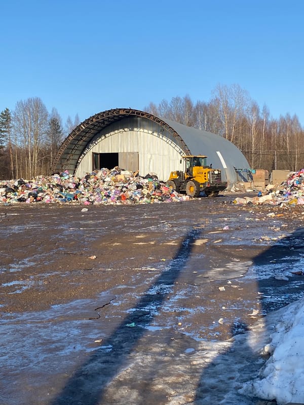 Activity documented at Russian waste facility in Ol'khovskoye