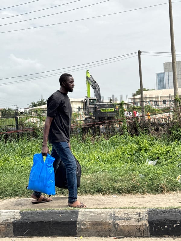 Pedestrians spotted on Ilado streets during morning hours