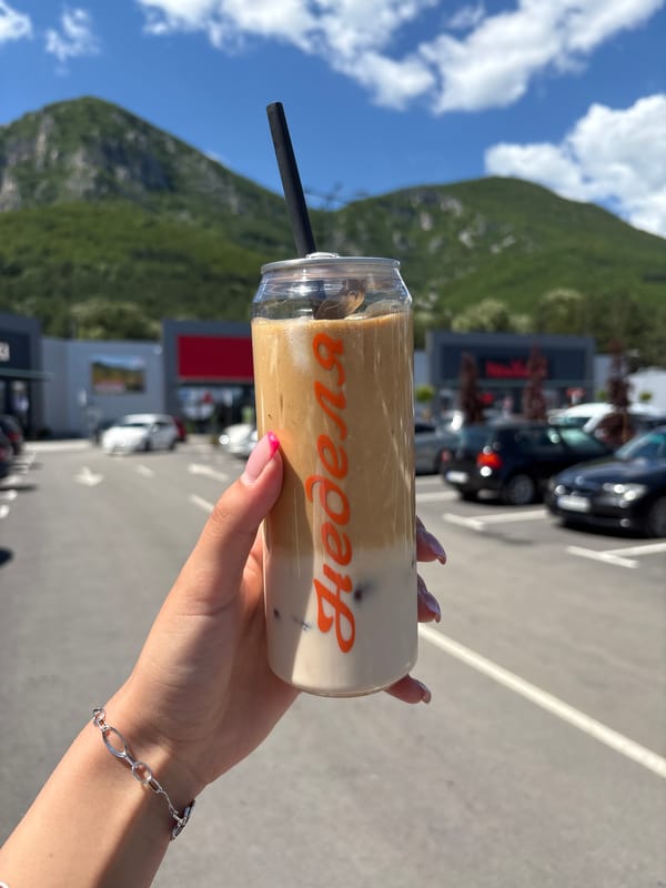 Shopping center visit in Vratsa, Bulgaria with coffee