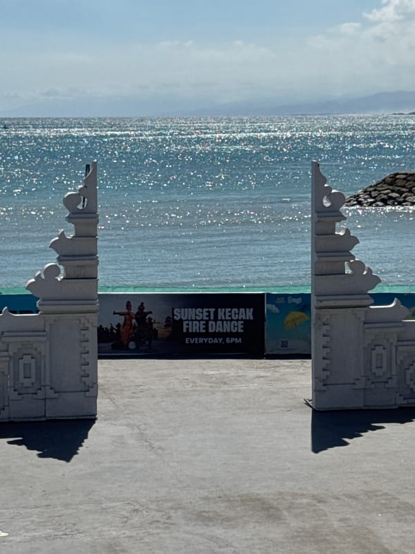 Early morning tourist scenes captured across Kuta, Indonesia locations