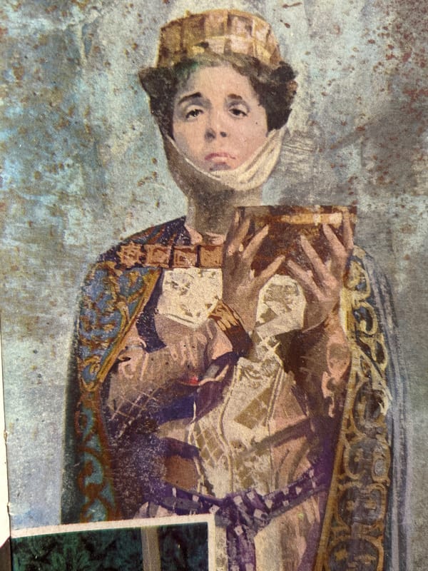 Art reproductions and daily life scenes in Venezuelan towns