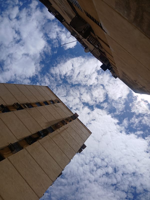 Apartment buildings photographed in Ciudad Guayana, Venezuela