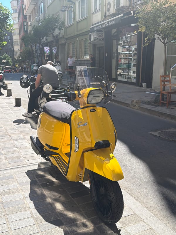 Afternoon street life documented in Şişli, Turkey neighborhood