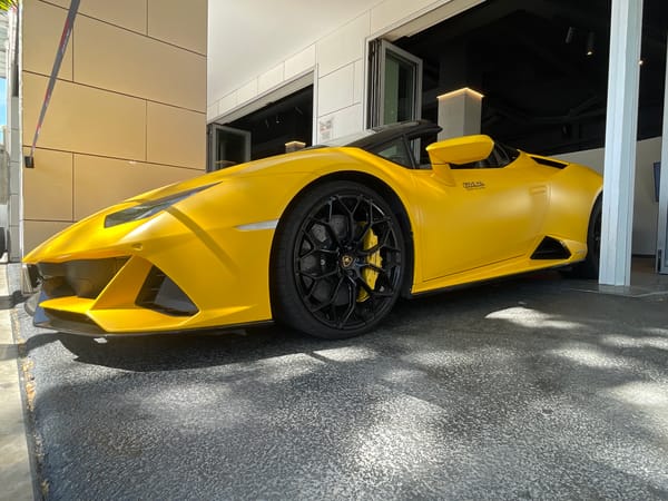 Luxury sports cars on display draw crowds in Barcelona