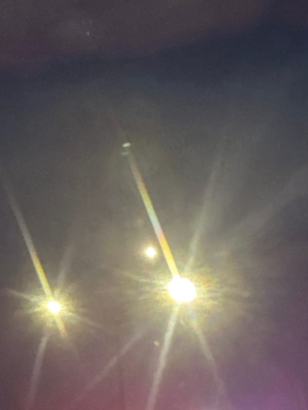 Nighttime street scenes captured in Tbilisi, Georgia