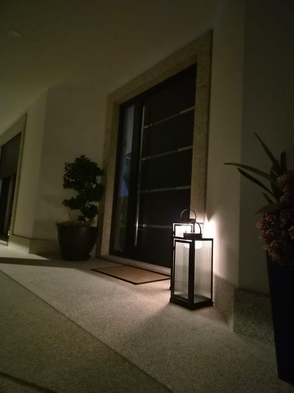 Soccer match viewed on television in Barcelos, Portugal