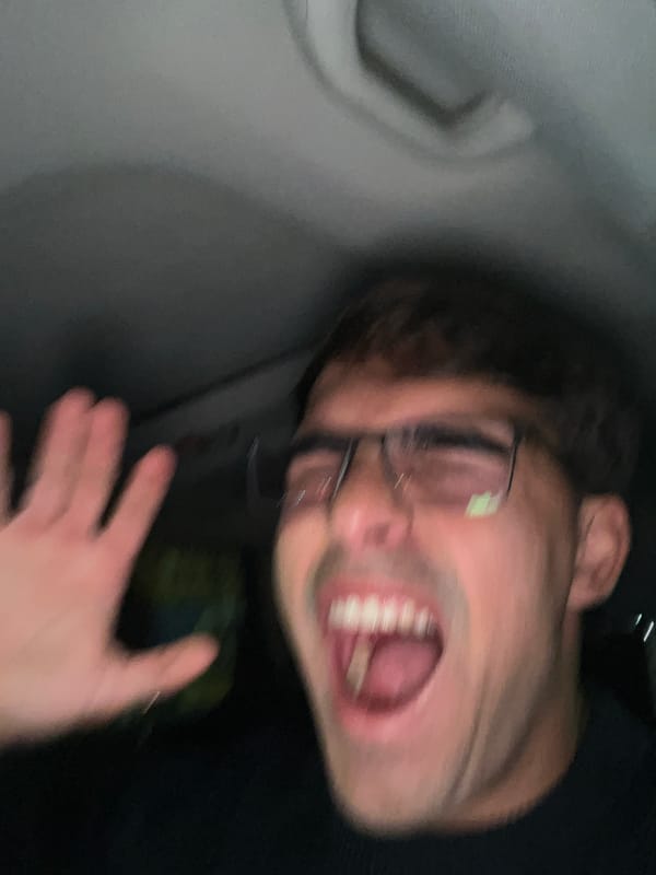 Person photographed in vehicle interior, Avellaneda Argentina
