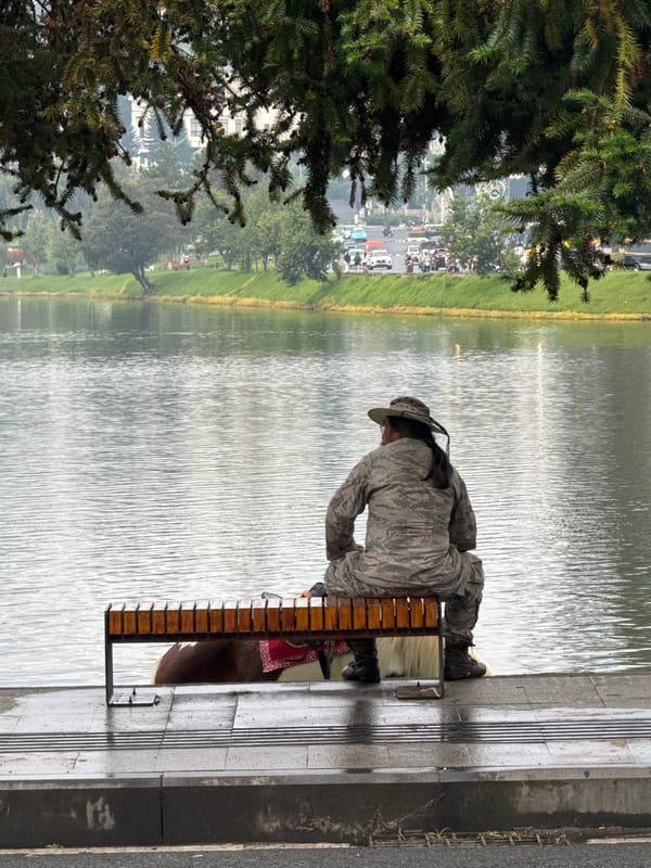 Daily life documented around Da Lat's Xuan Huong Lake