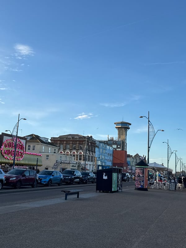 Beach visit documented from BMW in Gorleston-on-Sea