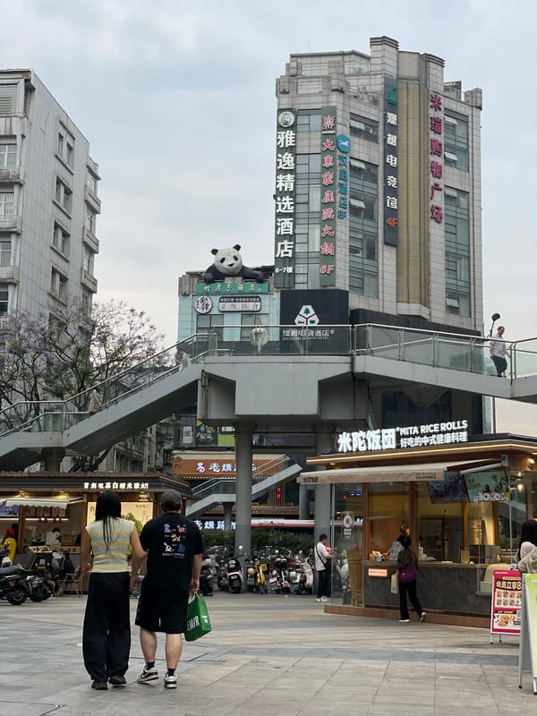 Morning street activity observed in Jinjiang District, China