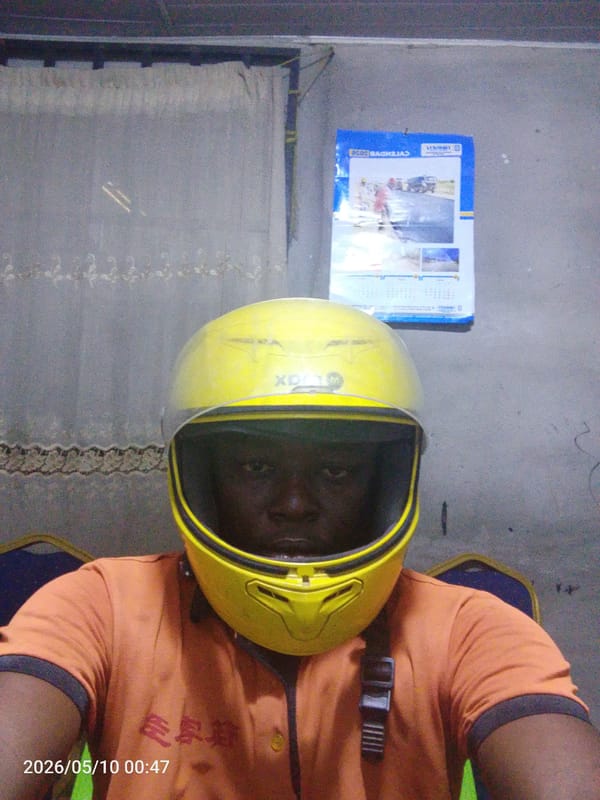 Worker in safety gear observed indoors in Lokoja