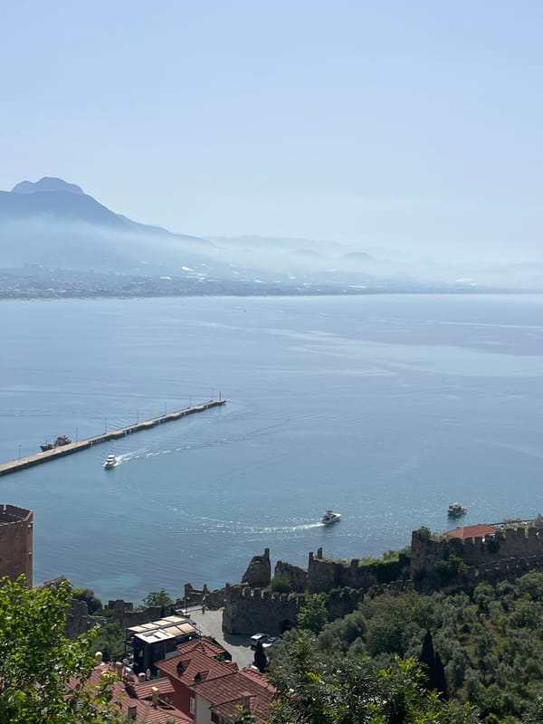 Morning coastal views documented across Alanya, Turkey waterfront