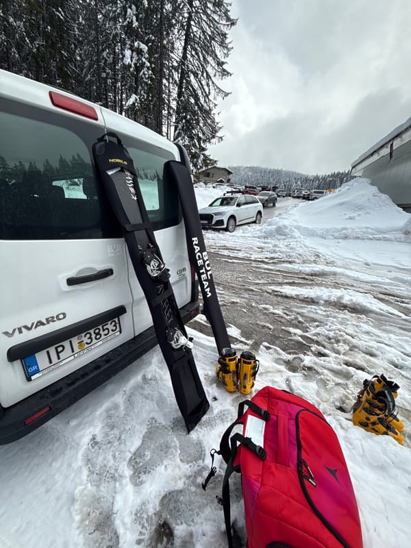 White van spotted at Bulgarian ski resort