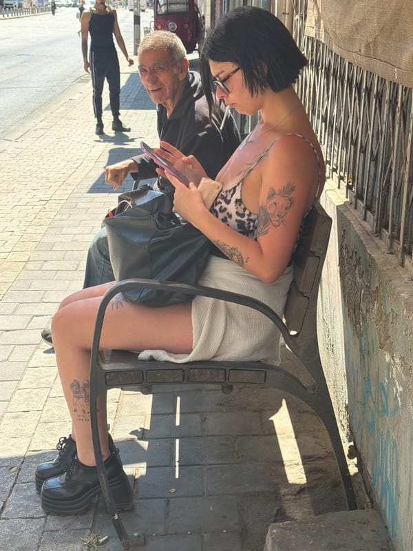 Ordinary street life moments captured across Tel-Aviv