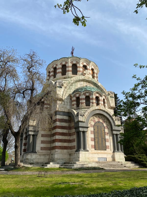 Historic chapel mausoleum documented in Pleven, Bulgaria