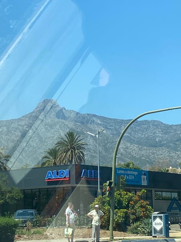 Cruising Marbella's Golden Mile on a sunny afternoon