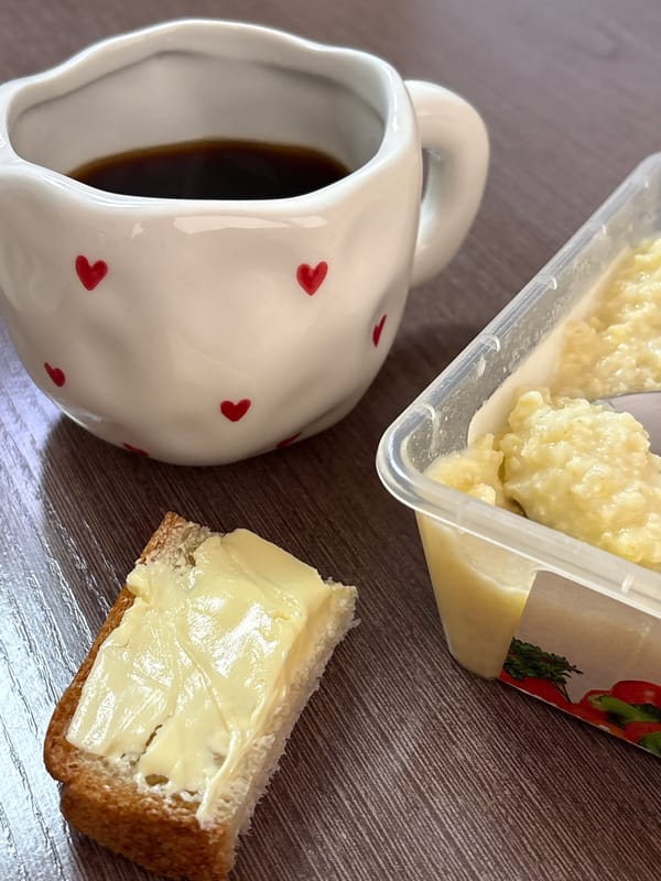 Late-night snack captured in Ust-Ilimsk home