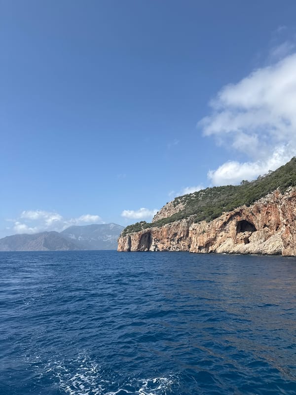 Mediterranean coastal cliffs documented near Kumluca, Turkey