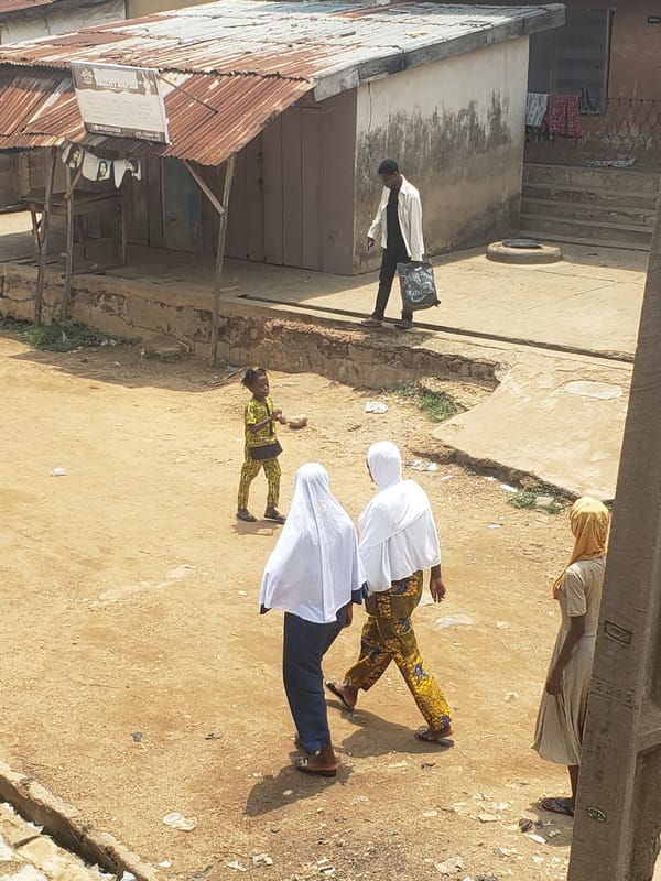 Daily life scenes captured in Alalubosa Nigeria neighborhood