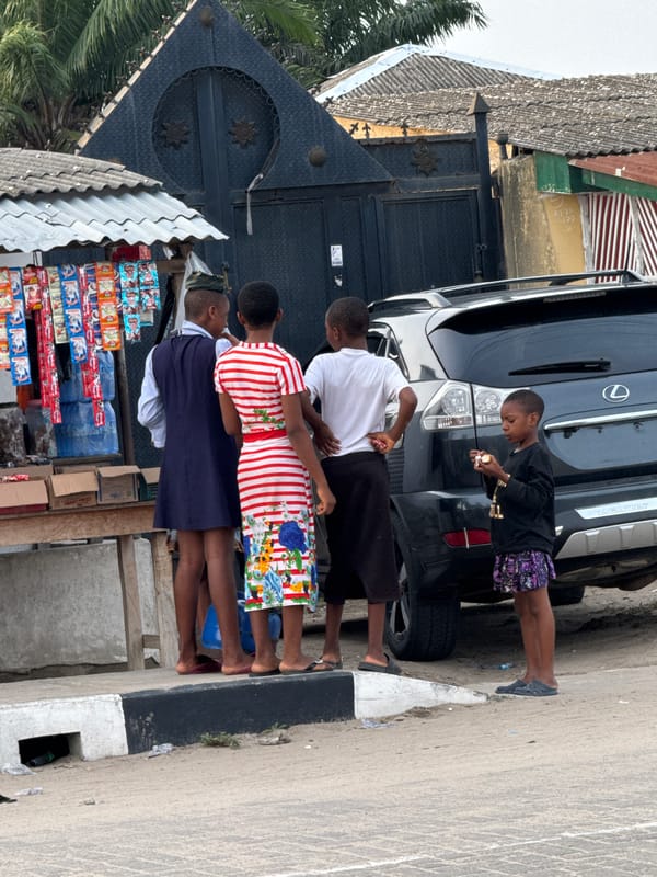 Daily Life Documented Across Badagry Nigeria During Evening Hours