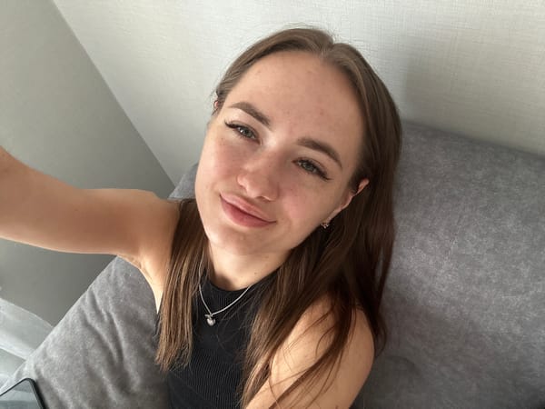 Selfie session across a living space and balcony