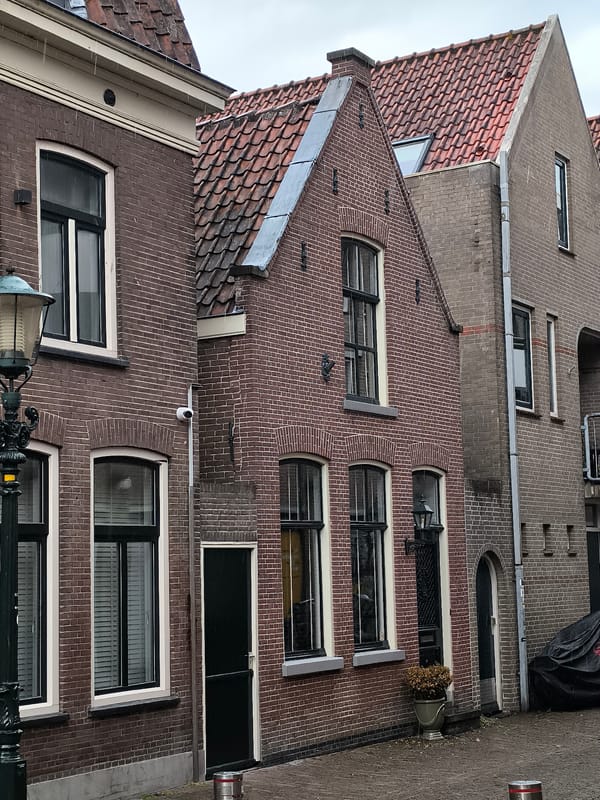 Historic Alkmaar architecture documented during quiet morning hours