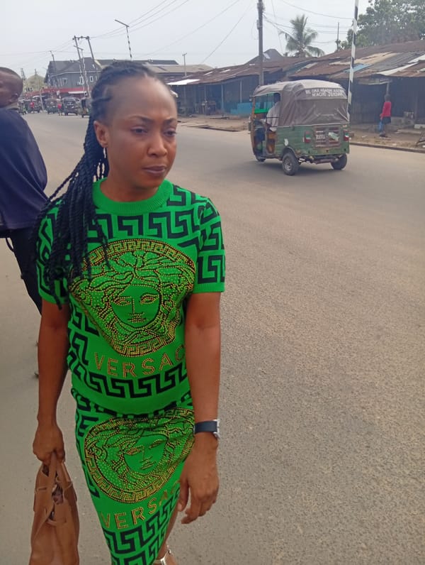 Morning street scenes captured in Nigerian towns