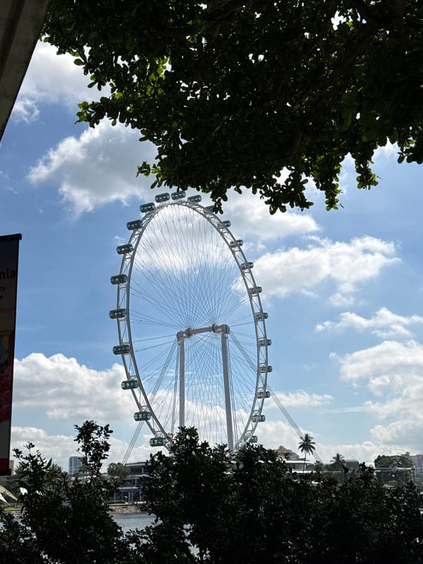 Early morning scenes from Singapore's Marina Bay area documented